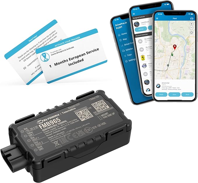 DrivePro FMB965 Motorcycle Tracker - Pay as You Go