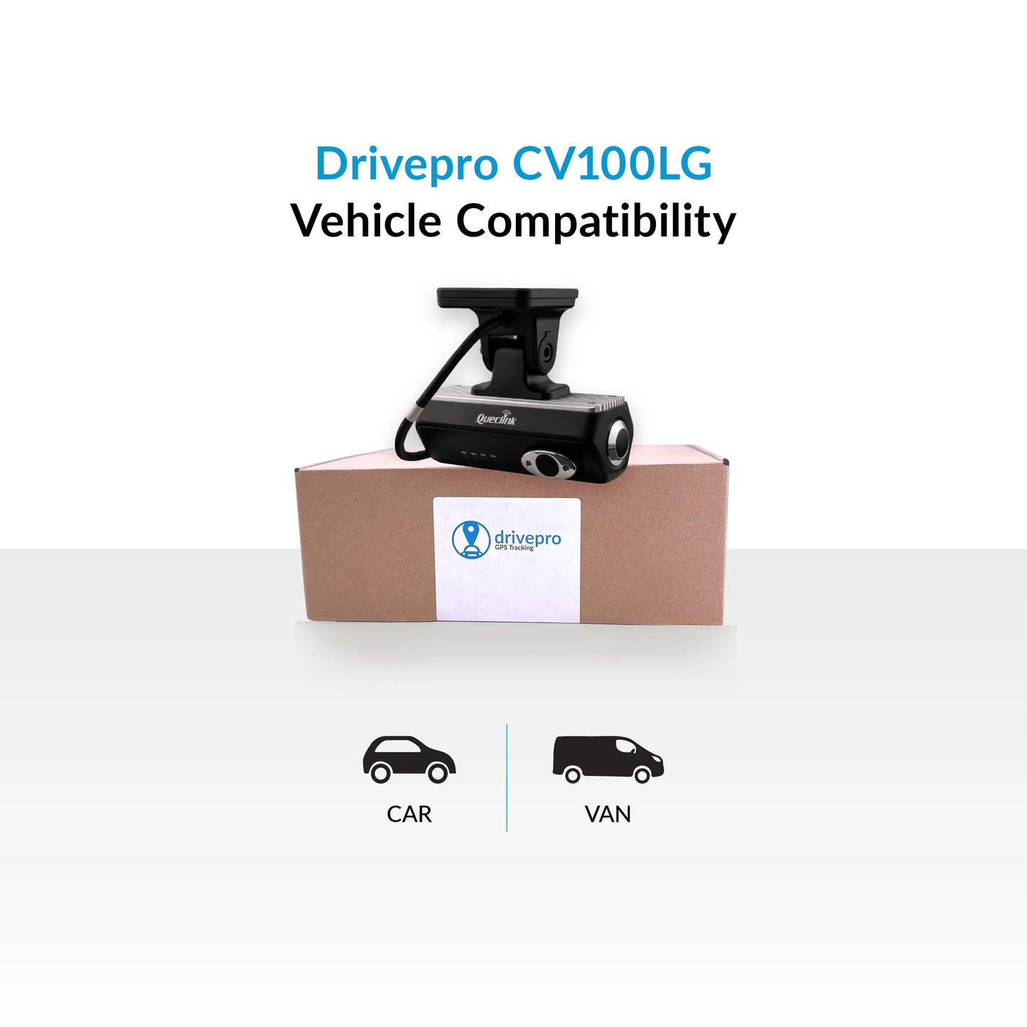 Drivepro CV100LG Dual Camera GPS Tracker - 12 Months Pro Service Bundle