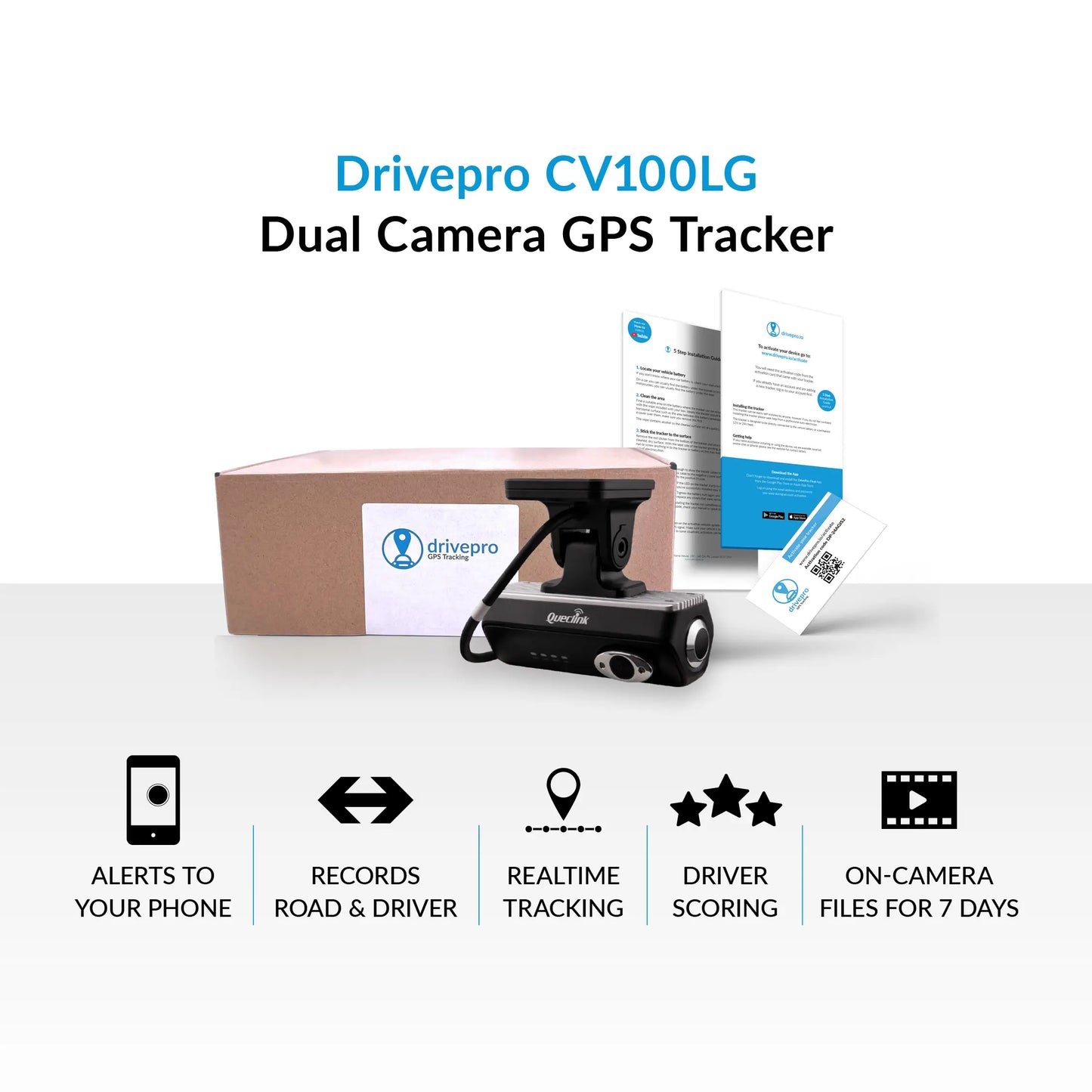 Drivepro Dual Camera GPS Tracker detail