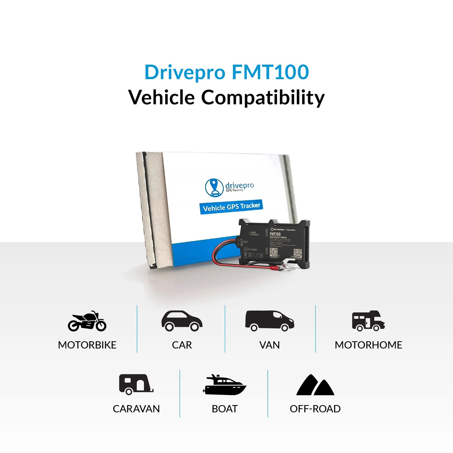 Drivepro easy-fit GPS tracker vehicle compatibility
