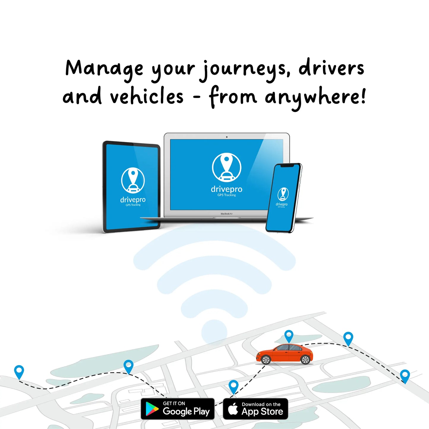 Drivepro app and website
