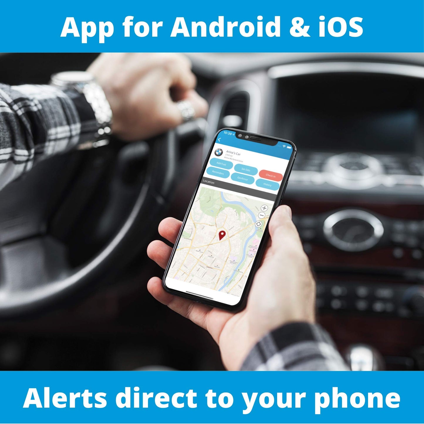 DrivePro.io Easy Fit GPS Tracker - 12 Months Pro Service Included