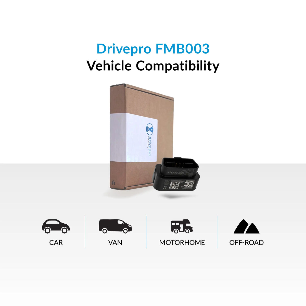 Drivepro Drivepro FMB003 OBD GPS Tracker - 12 Months Pro Service Bundle ...