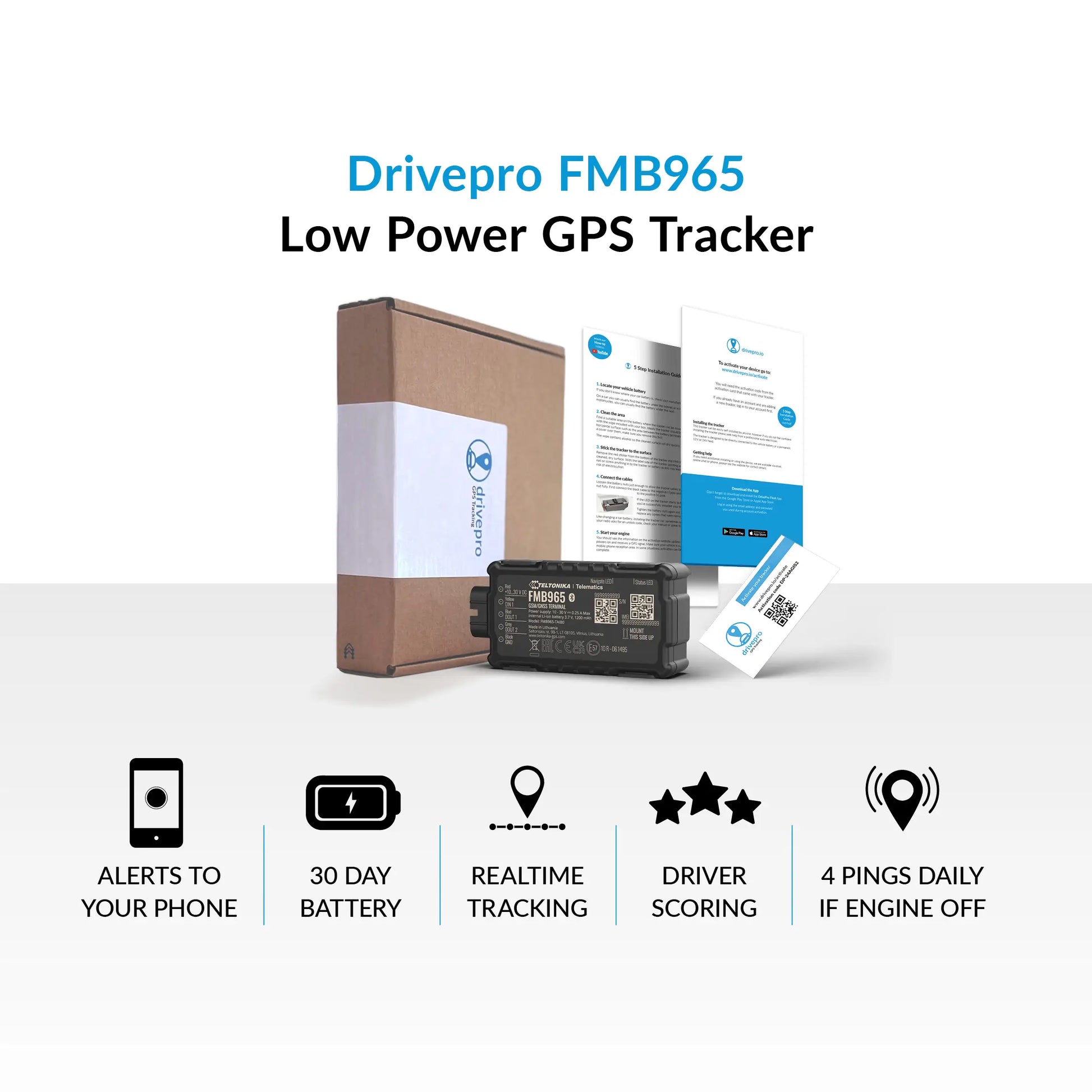 Drivepro Lower Power GPS Tracker detail