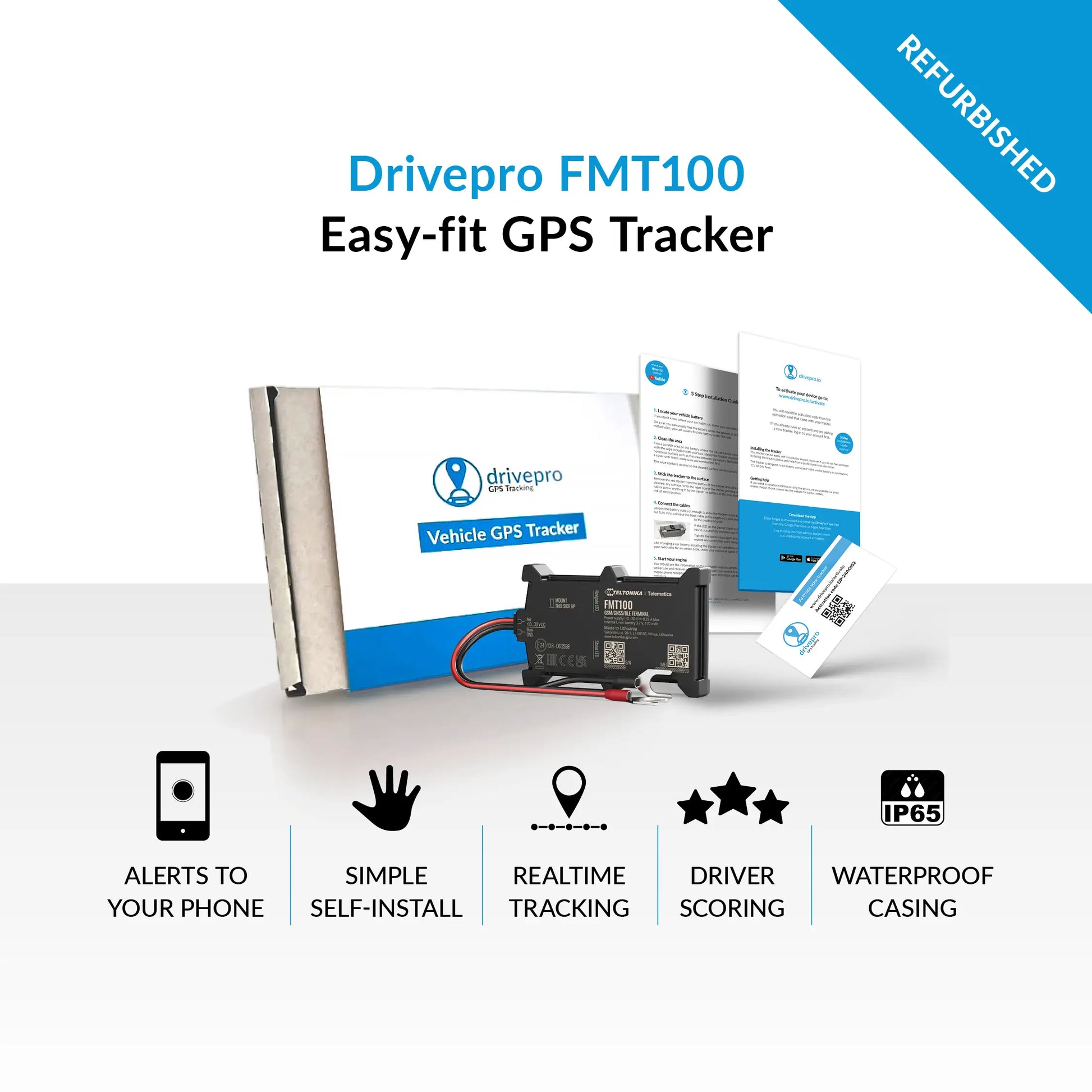 Drivepro easy-fit GPS tracker refurb detail